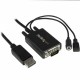 StarTech.com Cable Adaptador de 2m DisplayPort a VGA con Audio DP2VGAAMM2M
